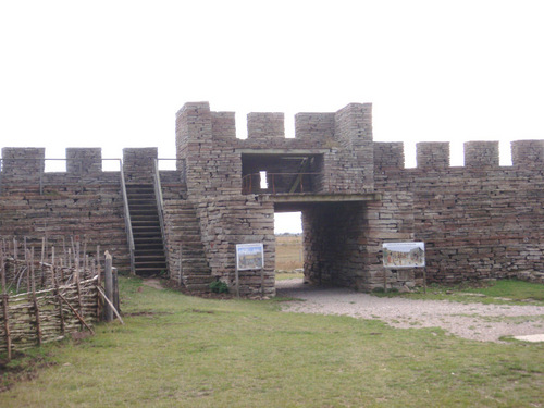 Viking Fortress Interior Structures.